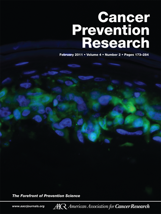 Cancer Prevention Research Cover Image for Volume 4, Issue 2