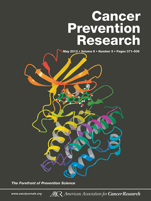 Cancer Prevention Research Cover Image for Volume 6, Issue 5