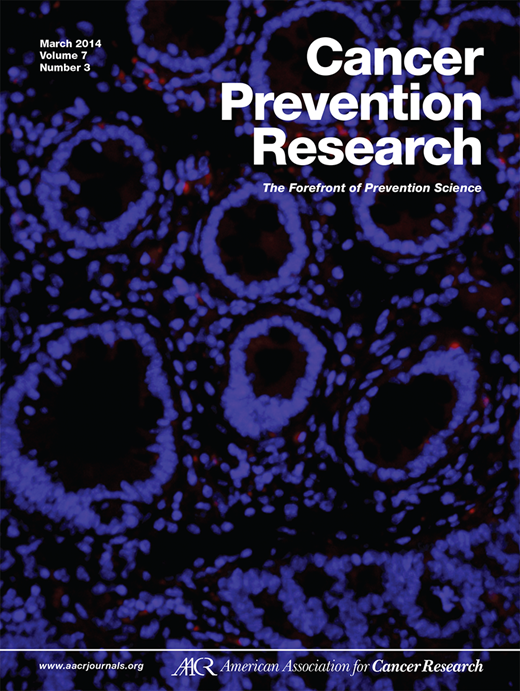 Cancer Prevention Research Cover Image for Volume 7, Issue 3