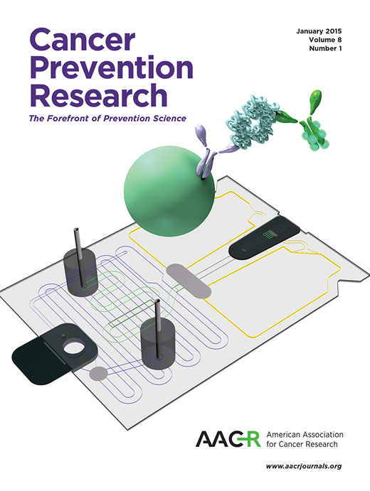 Cancer Prevention Research Cover Image for Volume 8, Issue 1