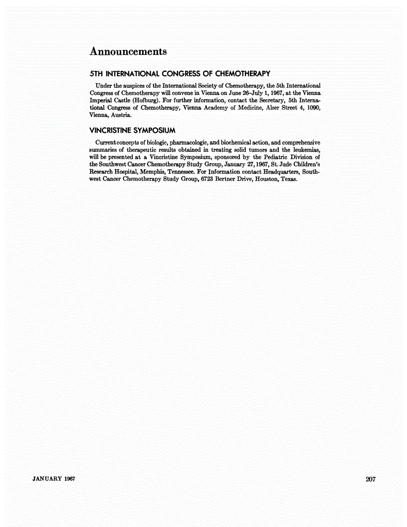 First page of 5th International Congress of Chemotherapy