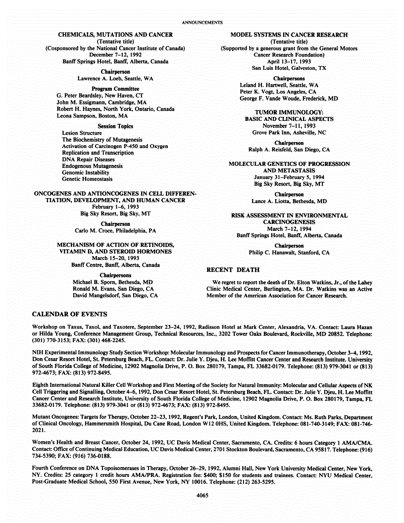 First page of Recent Death