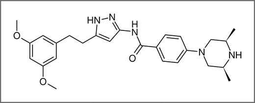 Figure 1. Chemical structure of AZD4547.