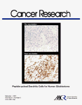 Cancer Research Cover Image for Volume 61, Issue 3