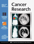 Cancer Research Cover Image for Volume 65, Issue 19