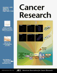 Cancer Research Cover Image for Volume 65, Issue 23