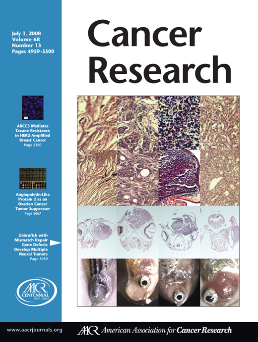 Cancer Research Cover Image for Volume 68, Issue 13