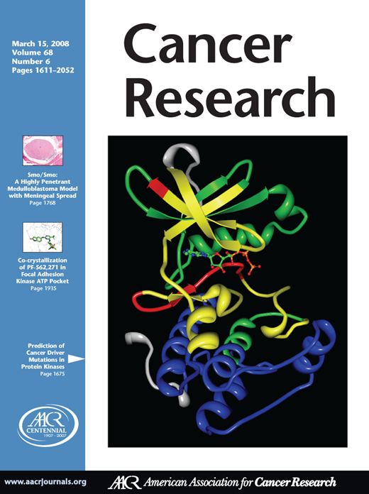 Cancer Research Cover Image for Volume 68, Issue 6