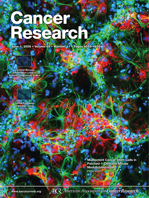 Cancer Research Cover Image for Volume 69, Issue 11