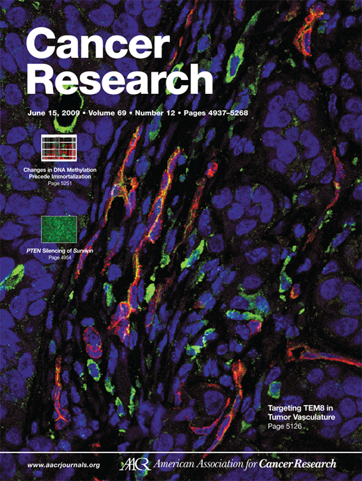 Cancer Research Cover Image for Volume 69, Issue 12