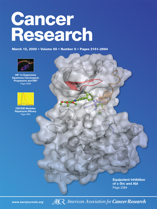 Cancer Research Cover Image for Volume 69, Issue 6