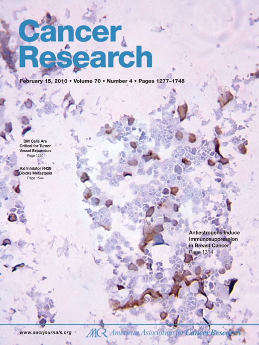 Cancer Research Cover Image for Volume 70, Issue 4