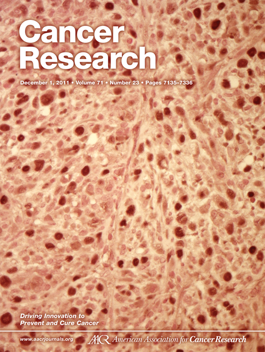 Cancer Research Cover Image for Volume 71, Issue 23