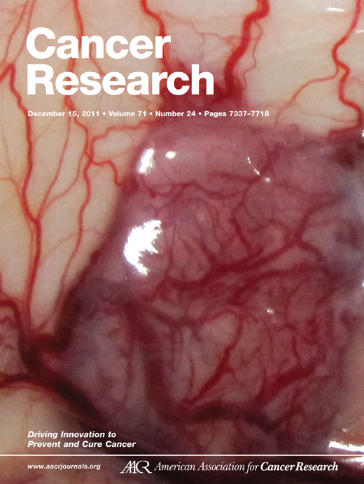 Cancer Research Cover Image for Volume 71, Issue 24