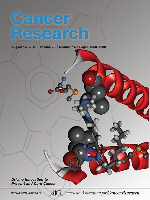 Cancer Research Cover Image for Volume 73, Issue 16