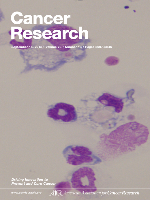 Cancer Research Cover Image for Volume 73, Issue 18