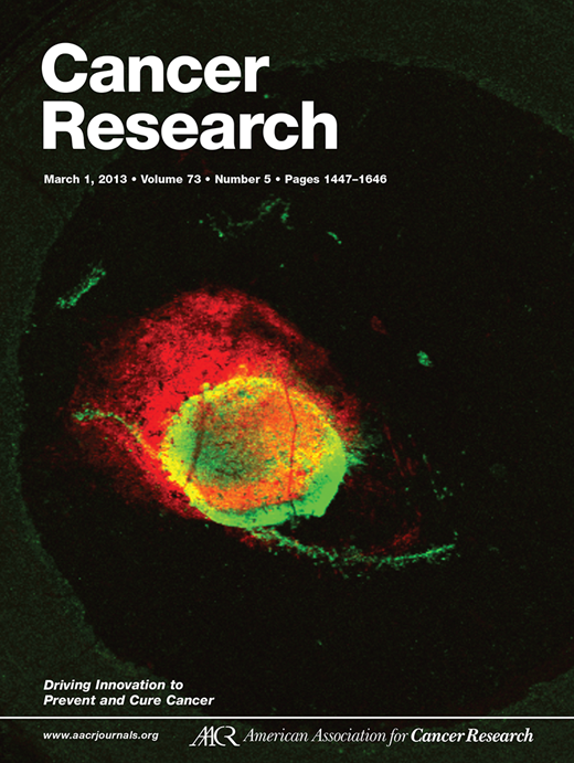 Cancer Research Cover Image for Volume 73, Issue 5