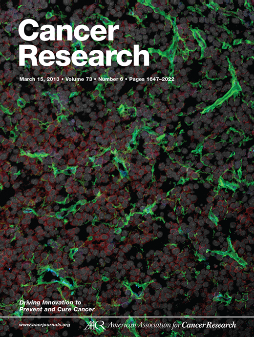 Cancer Research Cover Image for Volume 73, Issue 6