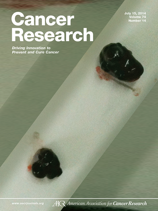 Cancer Research Cover Image for Volume 74, Issue 14