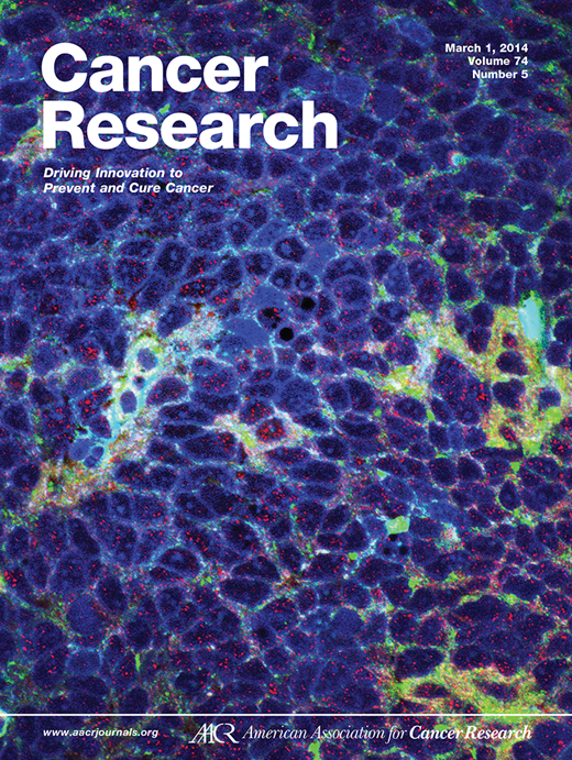 Cancer Research Cover Image for Volume 74, Issue 5