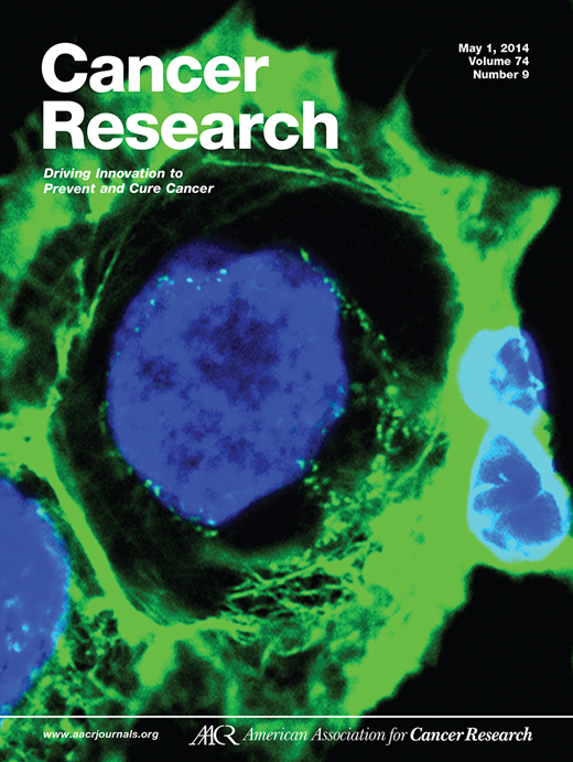 Cancer Research Cover Image for Volume 74, Issue 9