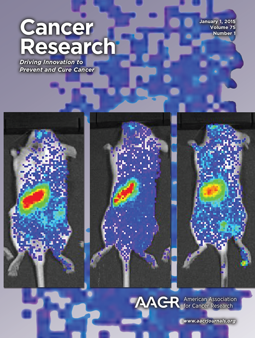 Cancer Research Cover Image for Volume 75, Issue 1