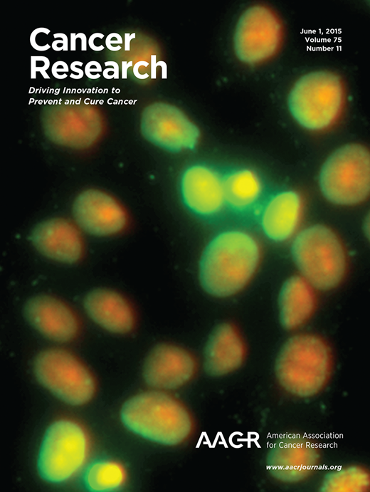 Cancer Research Cover Image for Volume 75, Issue 11