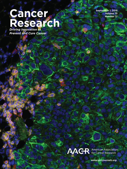 Cancer Research Cover Image for Volume 75, Issue 17