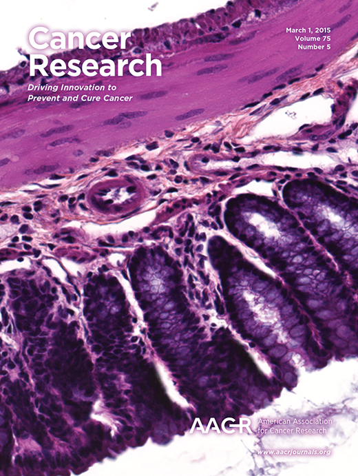 Cancer Research Cover Image for Volume 75, Issue 5