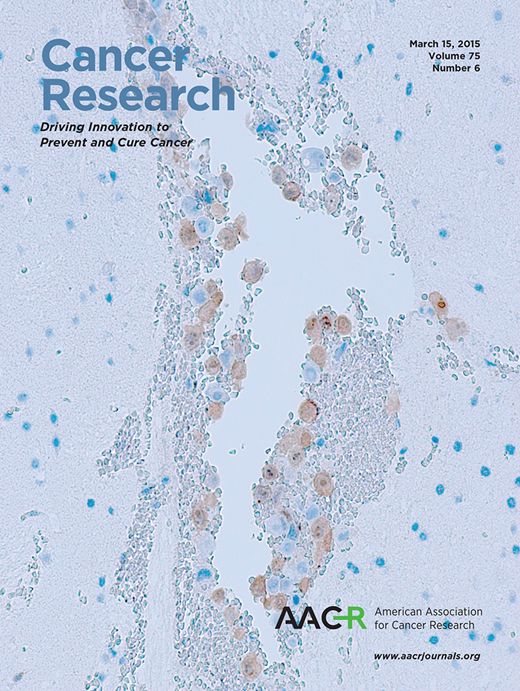 Cancer Research Cover Image for Volume 75, Issue 6