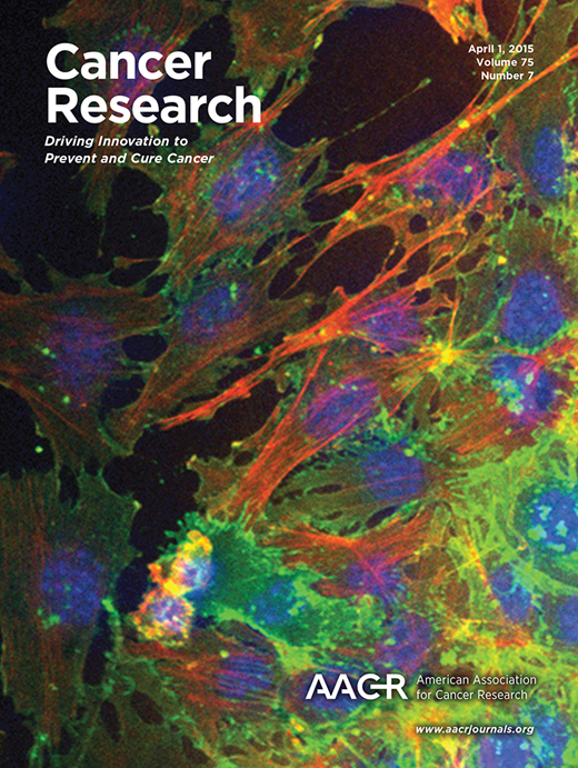 Cancer Research Cover Image for Volume 75, Issue 7