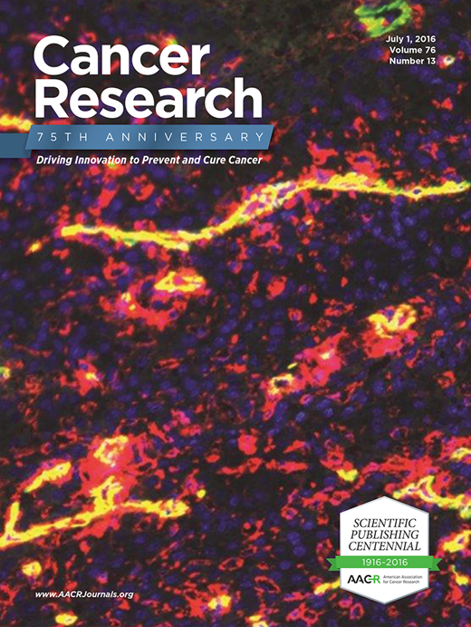 Cancer Research Cover Image for Volume 76, Issue 13