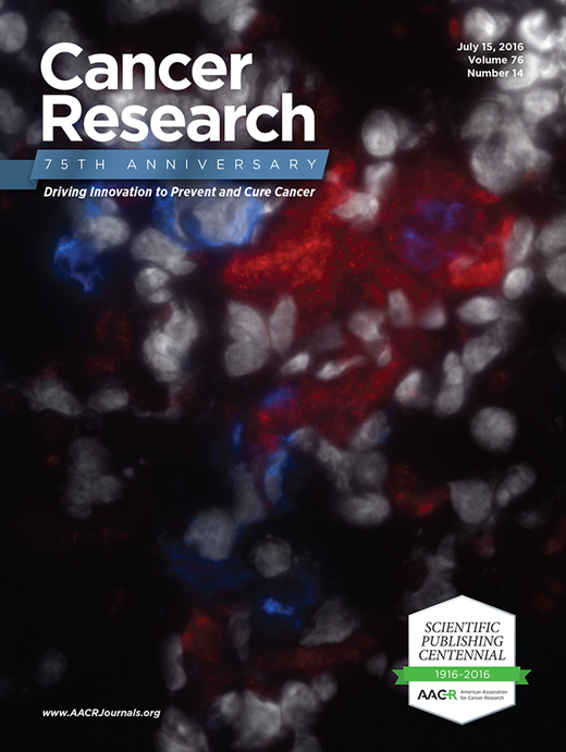 Cancer Research Cover Image for Volume 76, Issue 14