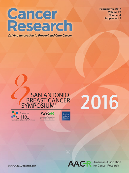 Cancer Research Cover Image for Volume 77, Issue 4_Supplement