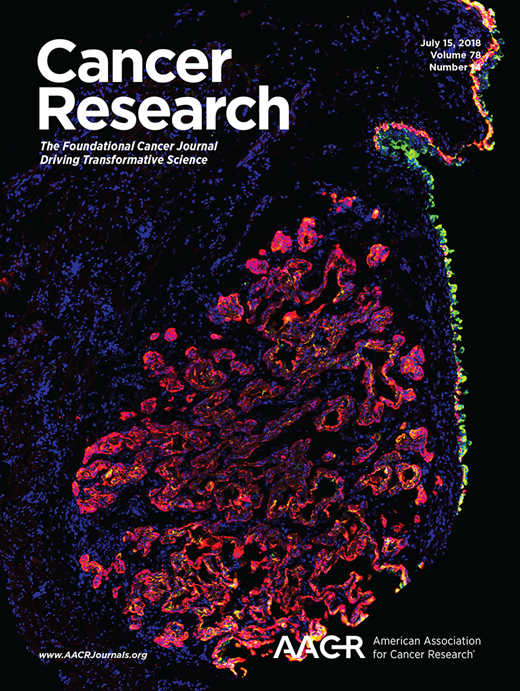 Cancer Research Cover Image for Volume 78, Issue 14