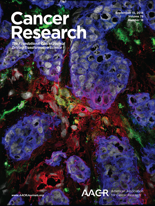 Cancer Research Cover Image for Volume 78, Issue 18