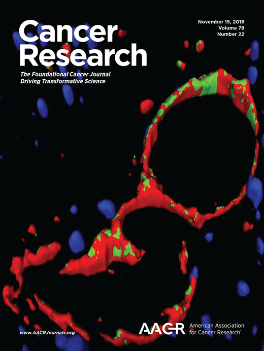 Cancer Research Cover Image for Volume 78, Issue 22