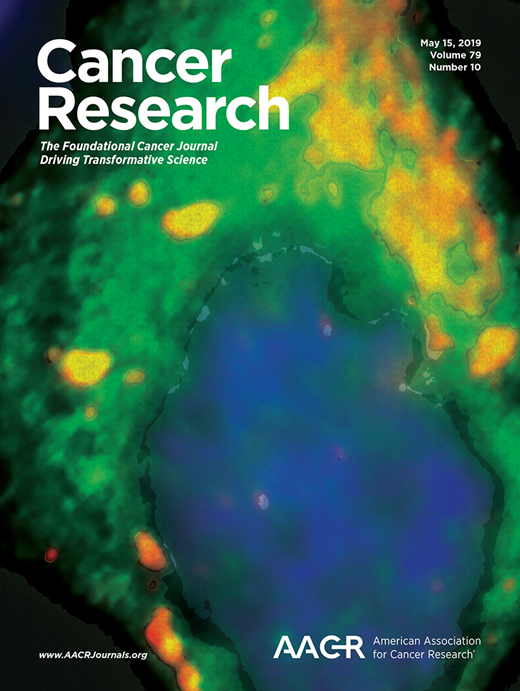 Cancer Research Cover Image for Volume 79, Issue 10