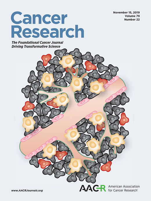 Cancer Research Cover Image for Volume 79, Issue 22