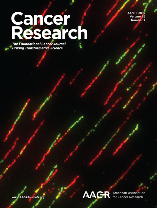 Cancer Research Cover Image for Volume 79, Issue 7