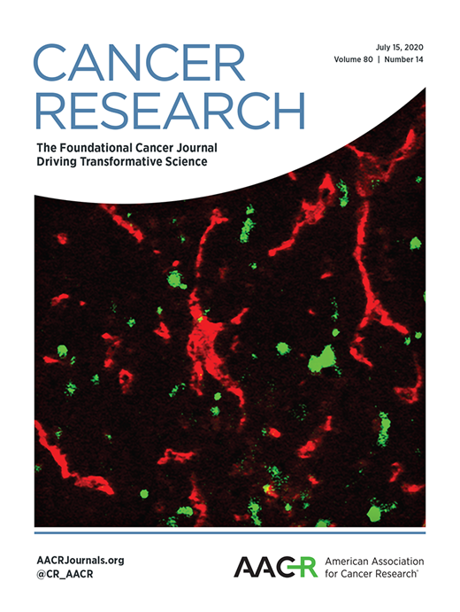 Cancer Research Cover Image for Volume 80, Issue 14