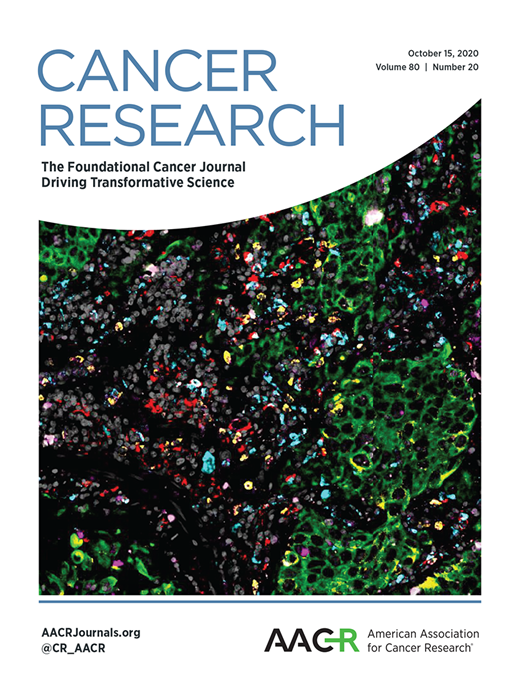Cancer Research Cover Image for Volume 80, Issue 20