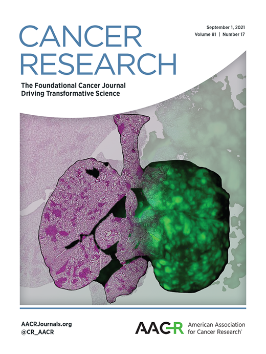 Cancer Research Cover Image for Volume 81, Issue 17