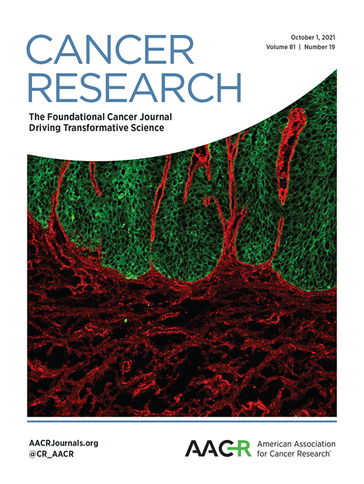 Cancer Research Cover Image for Volume 81, Issue 19