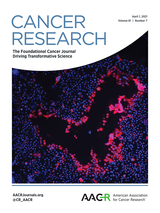 Cancer Research Cover Image for Volume 81, Issue 7