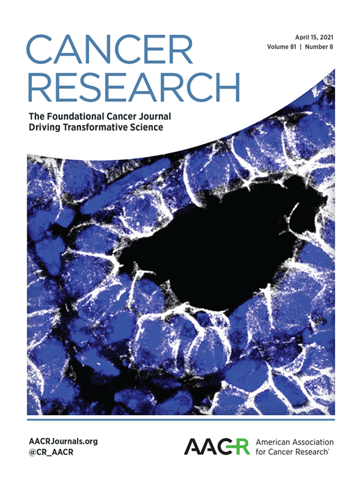 Cancer Research Cover Image for Volume 81, Issue 8