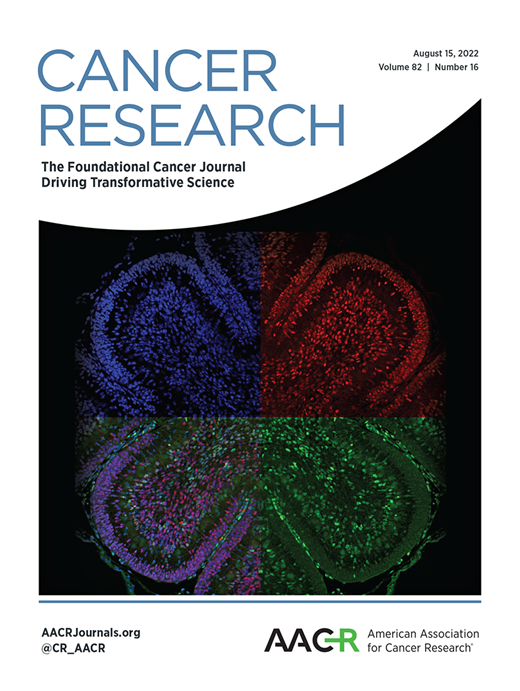 Cancer Research Cover Image for Volume 82, Issue 16
