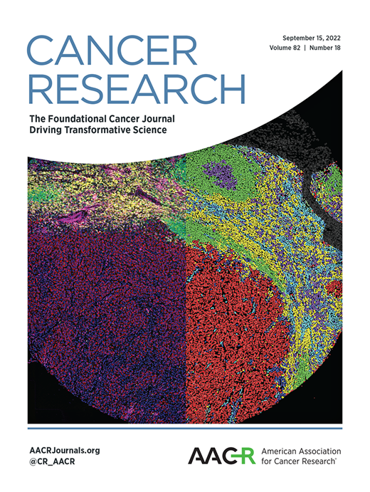 Cancer Research Cover Image for Volume 82, Issue 18