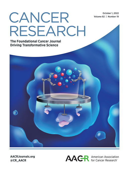 Cancer Research Cover Image for Volume 82, Issue 19