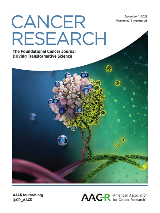 Cancer Research Cover Image for Volume 82, Issue 23